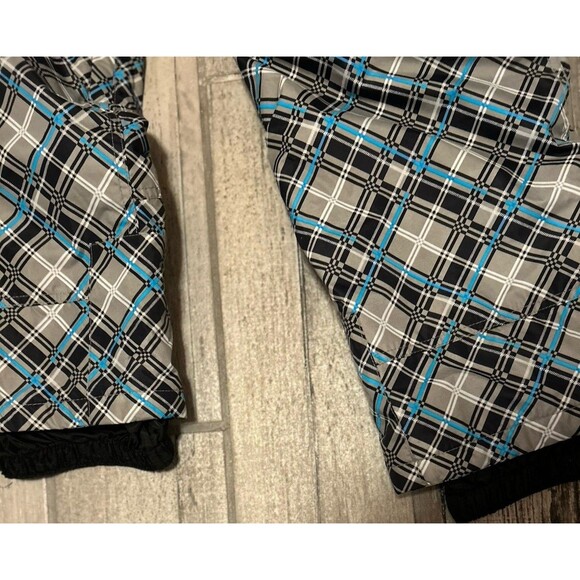 Sims Pants Womens Med Gray Blue  Snowboard Ski Snow Insulated Pocket Zip Outdoor - Picture 7 of 16